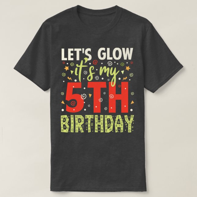 Camiseta Es mi regalo de cumpleaños número 5 (Diseño del anverso)