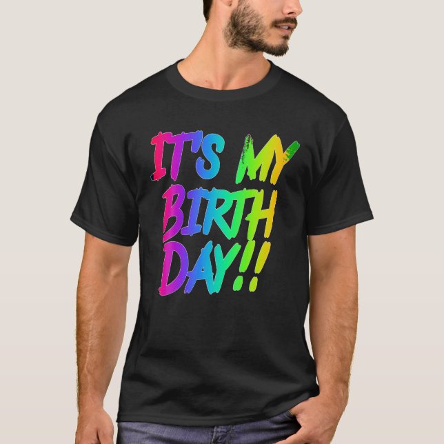 Camiseta Es mi ropa de Fiesta de cumpleaños lindo para B (Anverso)