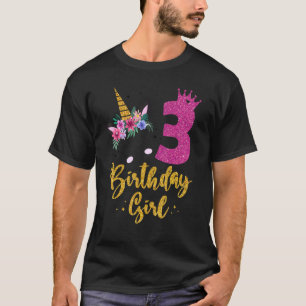 Camiseta Es Mi Ropa De Unicornio De 3 Años Para El Niño Gi