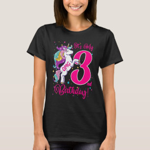Camiseta Es Mi Ropa De Unicornio De 3 Años Para Un Chica Pe