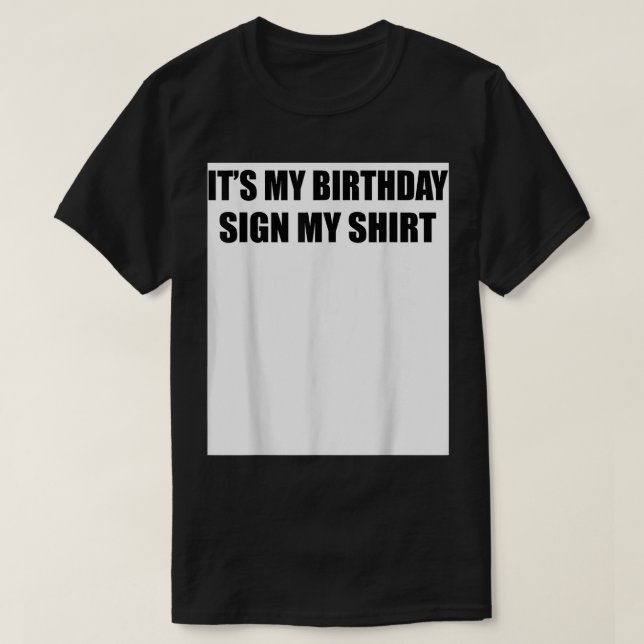 Camiseta Es mi Rótulo de cumpleaños MyCool y lindo cumpleañ (Diseño del anverso)