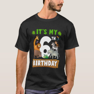 Camiseta Es mi Safari de la Selva Zoológica de cumpleaños d