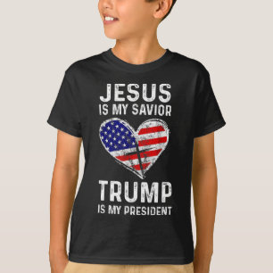 Camiseta ¿Es mi salvador Trump mi presidente 2?