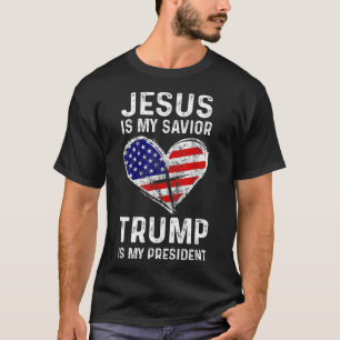 Camiseta ¿Es mi salvador Trump mi presidente 2?