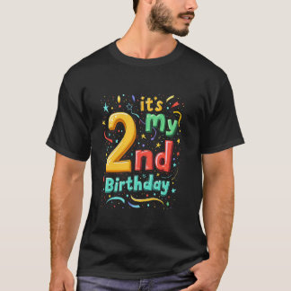 Camiseta Es mi segunda celebración de cumpleaños