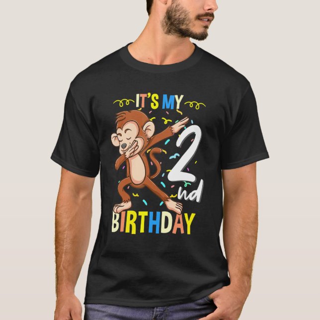 Camiseta Es mi segundo animal matón de cumpleaños (Anverso)