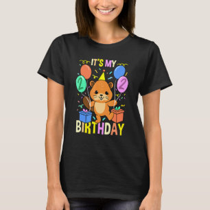 Camiseta Es mi segundo castor de cumpleaños