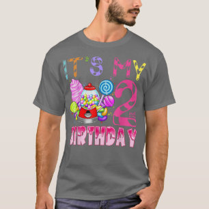 Camiseta Es mi segundo cumpleaños, Candy Candyland Chica de