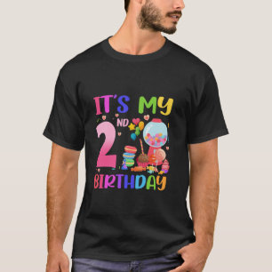 Camiseta Es mi segundo cumpleaños Chica Candy Candyland 2 a
