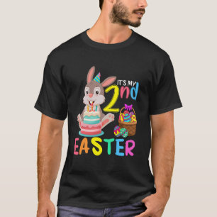 Camiseta Es mi segundo cumpleaños de Pascua, conejito lindo