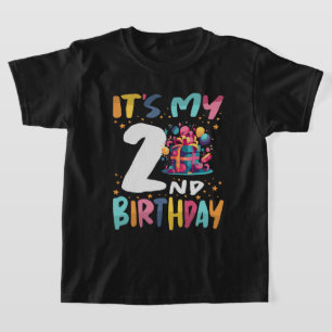 Camiseta Es mi segundo cumpleaños feliz cumpleaños, cumplea