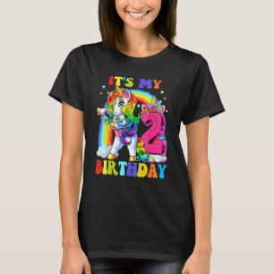 Camiseta Es mi segundo cumpleaños, unicornio, cumpleaños 2