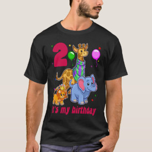 Camiseta Es mi segundo tema del zoológico de cumpleaños, To