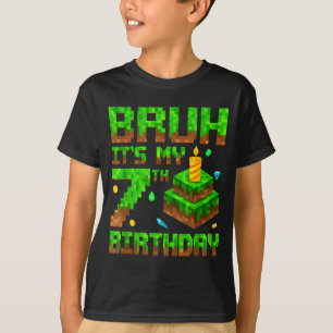 Camiseta Es mi séptimo juego de cumpleaños Xel 7 años de cu
