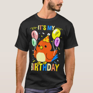 Camiseta Es mi séptimo loro de cumpleaños