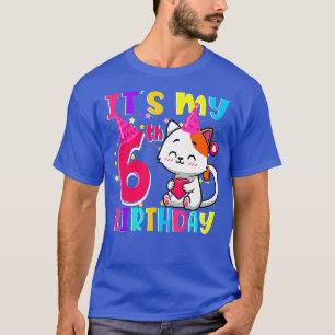 Camiseta Es mi sexto regalo de cumpleaños Chica de 6 años F