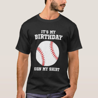 Camiseta Es Mi Signo Mi Jugador De Béisbol
