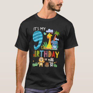 Camiseta Es mi tema de cumpleaños, Safari Jun
