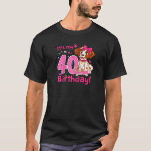 Camiseta Es mi tema del perro Mascota de cumpleaños número