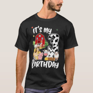Camiseta Es mi tercer cumpleaños de la familia Animal Farm 