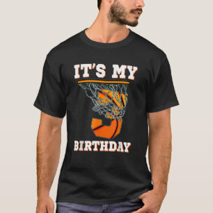 Camiseta Es mi tercer Fiesta de básquetbol de cumpleaños 3