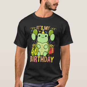 Camiseta Es Mi Tortuga De Cumpleaños 40