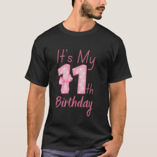 Camiseta Es mi undécimo cumpleaños número 11 de la Coqueta 