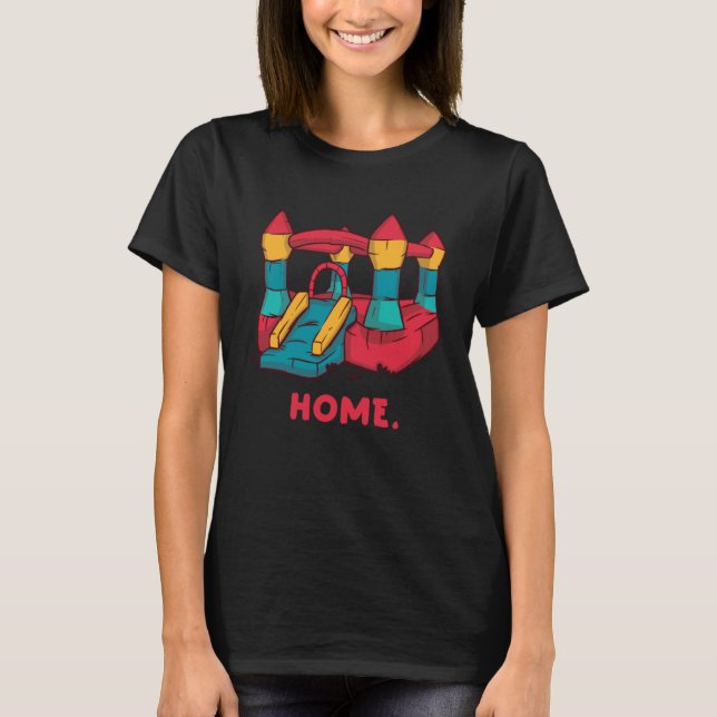 Camiseta Es Mi Única Casa Gran Castillo De Edificio Medieva (Anverso)