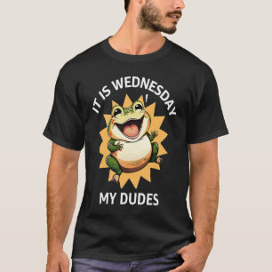 Camiseta ES MIÉRCOLES MIS HOMBRES Tapo Rana Meme