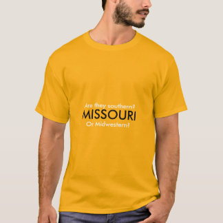 Camiseta ¿Es Misuri sureño o medio oeste?