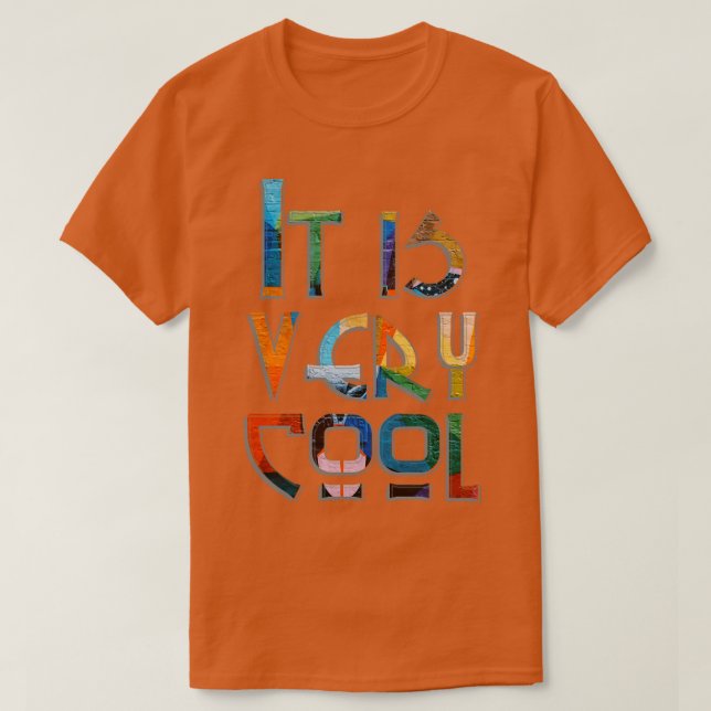 Camiseta Es muy fresco. (Diseño del anverso)