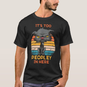 Camiseta Es muy popular en este presentador gracioso de gat