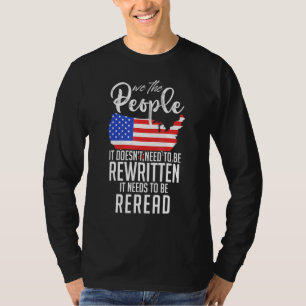 Camiseta Es Necesario Leer De Nuevo Nosotros, El Pueblo Pat