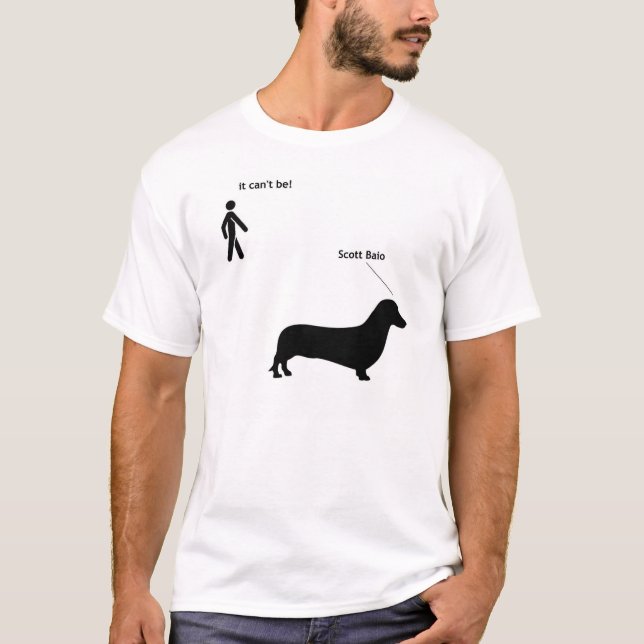 Camiseta Es no puede ser… Scott Baio (Anverso)