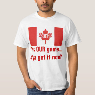 Camiseta Es NUESTRO juego de hockey canadiense
