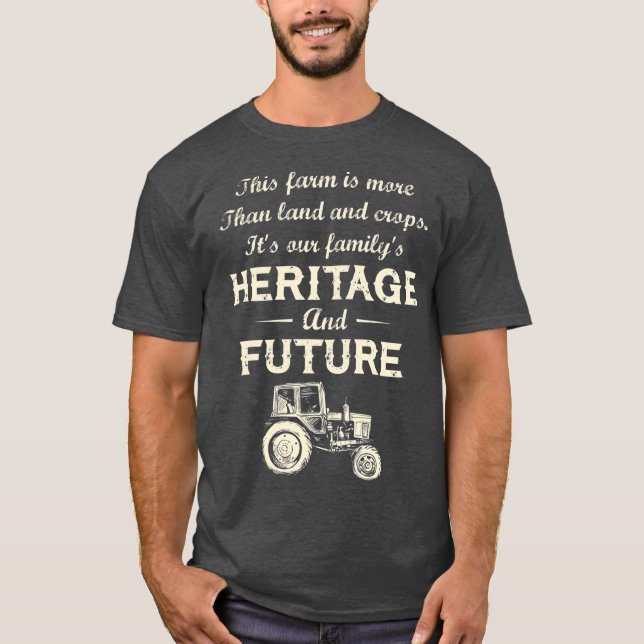 Camiseta Es nuestro patrimonio familiar y regalo de futuras (Anverso)