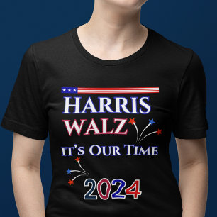 Camiseta Es nuestro tiempo Harris Walz 2024