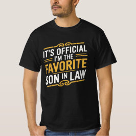 Camiseta Es oficial que soy el favorito gracioso de los sue
