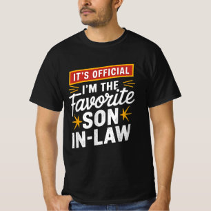 Camiseta Es oficial que soy el favorito gracioso de los sue