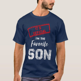 Camiseta Es oficial que soy el hijo favorito