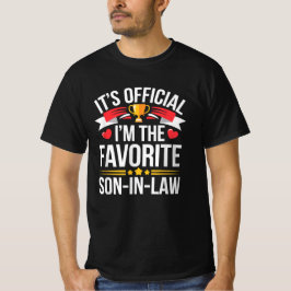 Camiseta Es Oficial Que Soy El Hijo Favorito De La Ley.