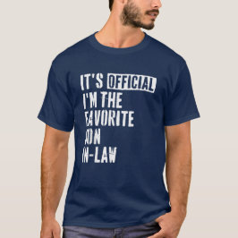 Camiseta Es oficial que soy el hijo favorito en la ley