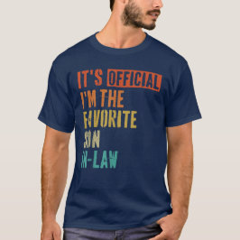Camiseta Es oficial que soy el hijo favorito en la ley