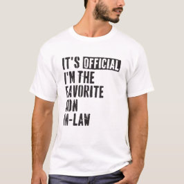 Camiseta Es oficial que soy el hijo favorito en la ley