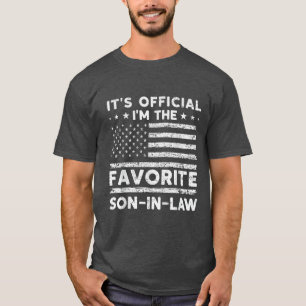 Camiseta Es oficial que soy el suegro favorito