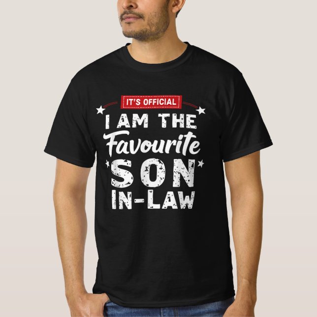 Camiseta Es oficial que soy el suegro favorito