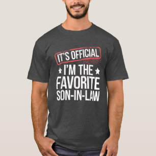 Camiseta Es oficial que soy el suegro favorito