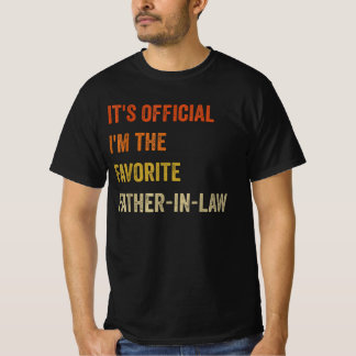 Camiseta Es oficial que soy el suegro favorito