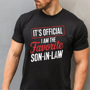 Camiseta Es oficial que soy el suegro favorito