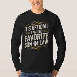 Camiseta Es oficial que soy el suegro favorito